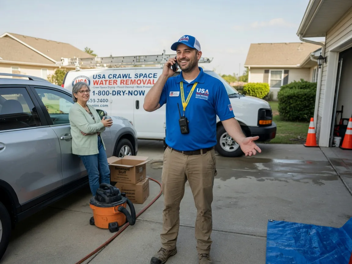 Crawl Space Water Removal Coupland, TX FAQs